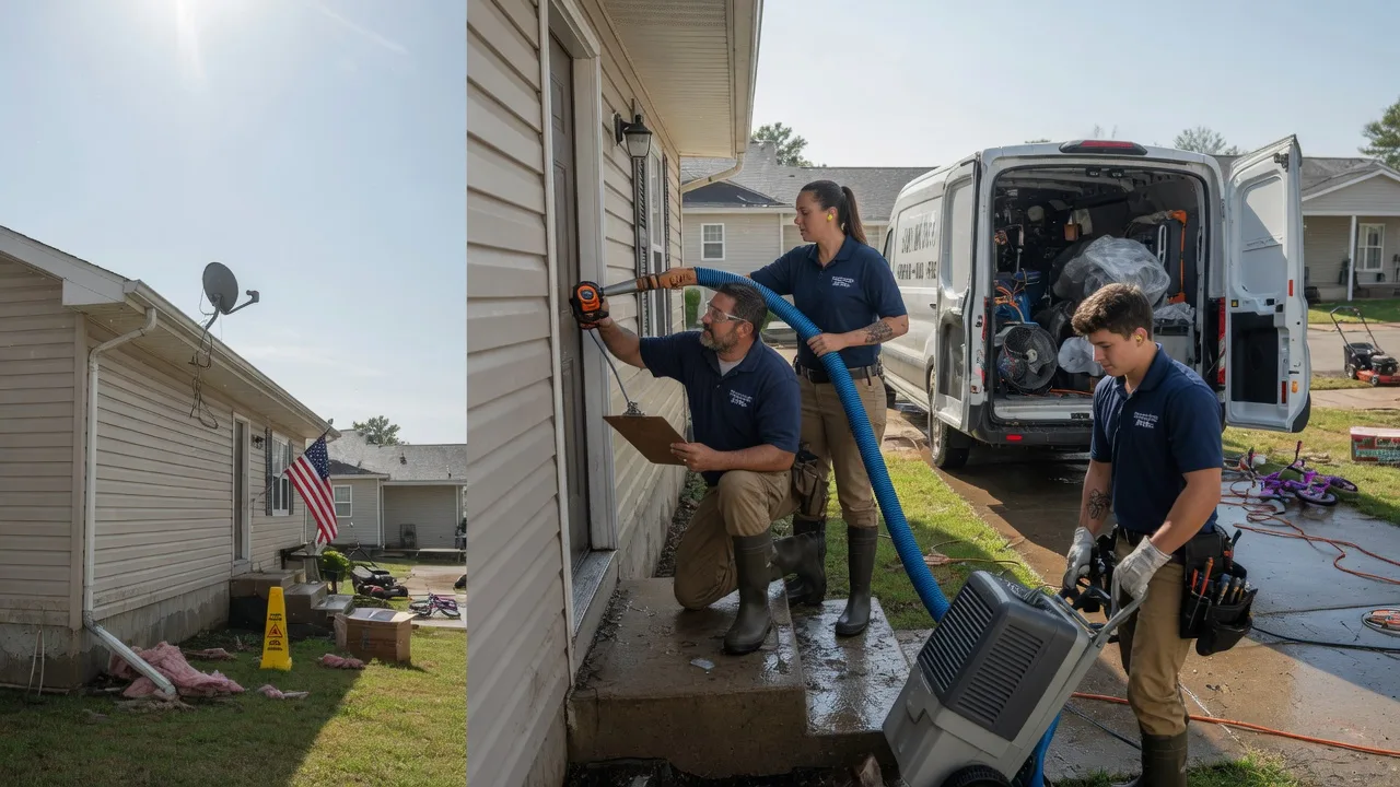 Ceiling Water Damage Restoration in Jackson, LA near me